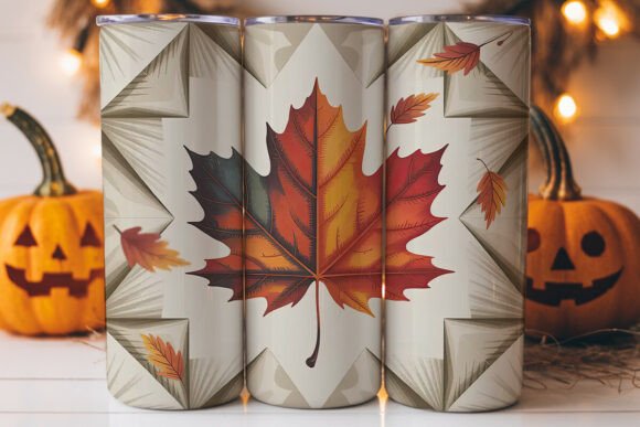 Autumn Leaves 20oz Tumbler Wrap