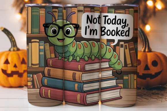Booked Caterpillar 20oz Tumbler Wrap