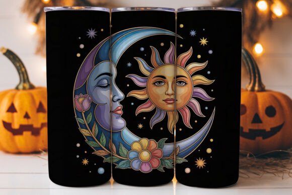 Celestial Sun Moon 20oz Tumbler Wrap