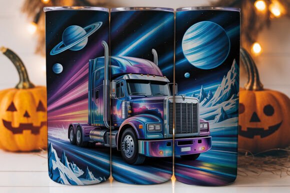 Cosmic Trucker 20oz Tumbler Wrap