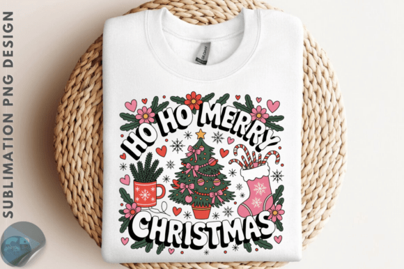 Ho Ho Merry Christmas PNG Design