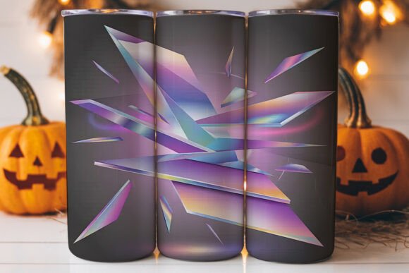 Holographic Abstract 20oz Tumbler Wrap