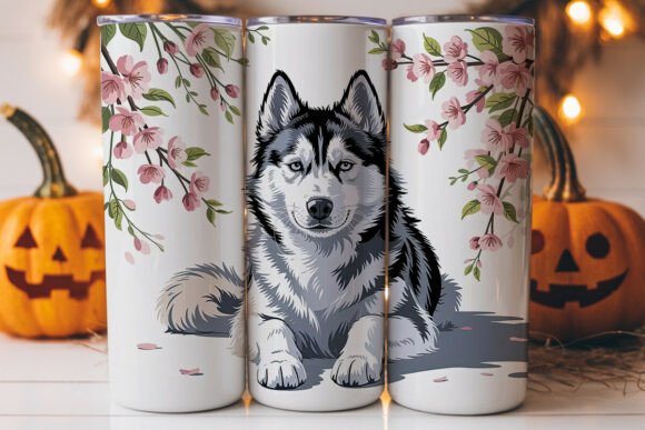Husky Cherry Blossom 20oz Tumbler Wrap
