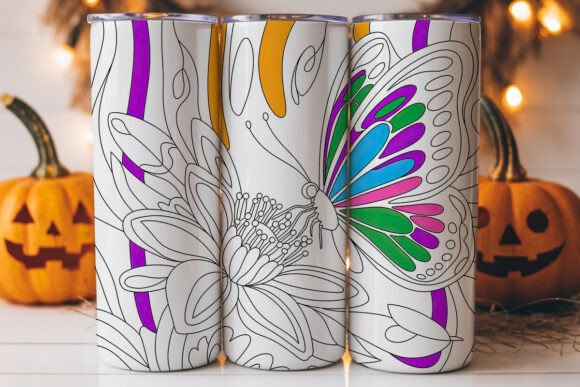 Magical Butterfly Flower 20oz Tumbler