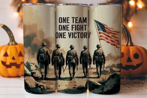 One Team One Fight Tumbler Wrap