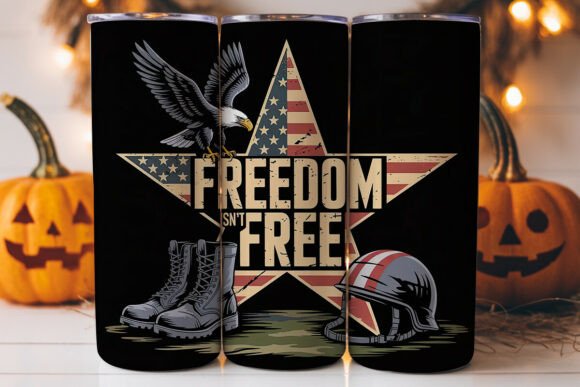 Patriotic Freedom Tumbler Wrap