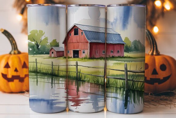 Red Barn 20oz Tumbler Wrap