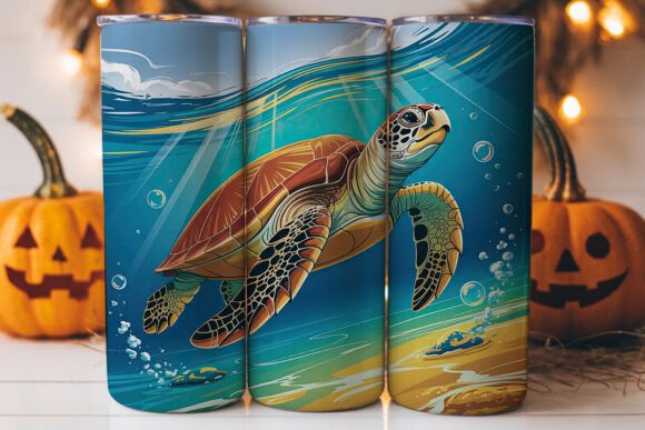 Sea Turtle 20oz Tumbler Wrap
