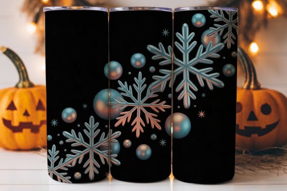 Sparkling Snowflake Tumbler Wrap