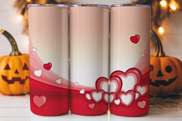 Valentine Hearts 20oz Tumbler Wrap