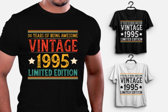 Vintage 1995 30 Years of Being Awesome