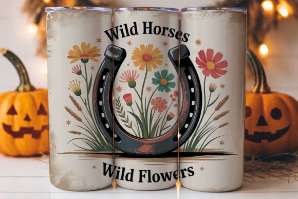Wild Horses Wildflowers 20oz Tumbler