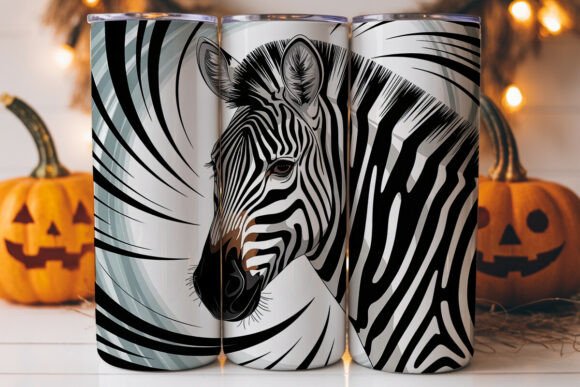 Zebra Stripes 20oz Tumbler Wrap